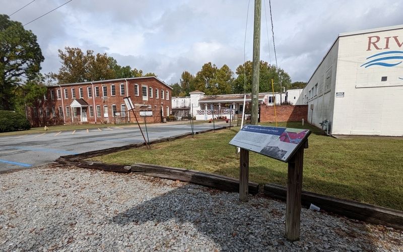 The Weldon Cotton Manufacturing Company Marker. Click for full size. The Weldon Cotton Manufacturing Company Marker image. Click for full size.