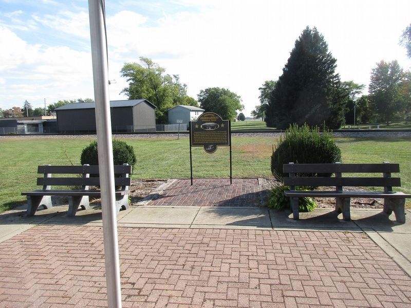 President Abraham Lincoln's Funeral Train Marker. Click for full size. President Abraham Lincoln's Funeral Train Marker image. Click for full size.