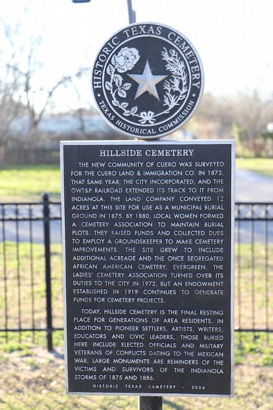 Hillside Cemetery Marker image. Click for full size.