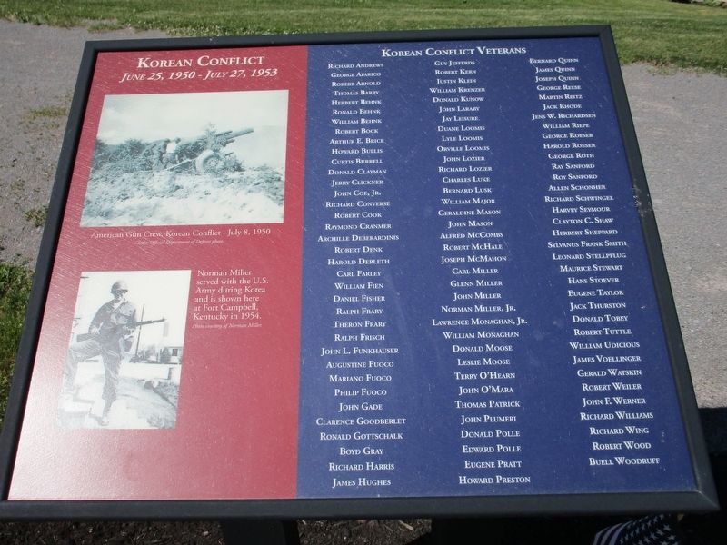 Korean Conflict Memorial image. Click for full size.