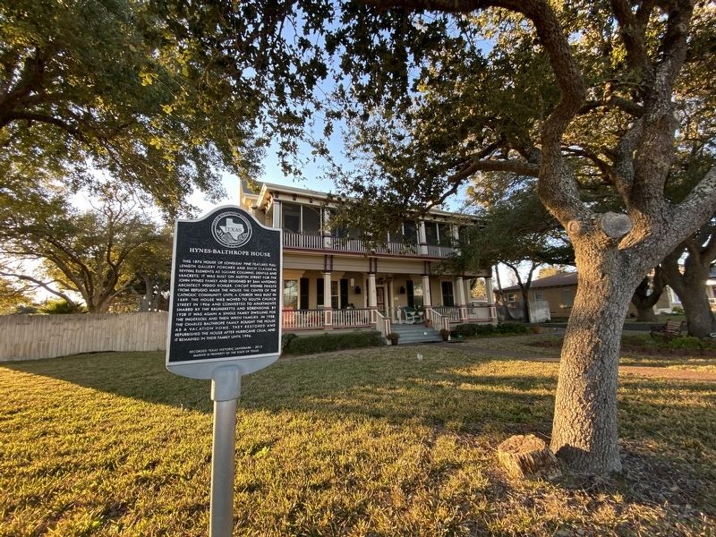 Hynes-Balthrope House Marker image. Click for full size.