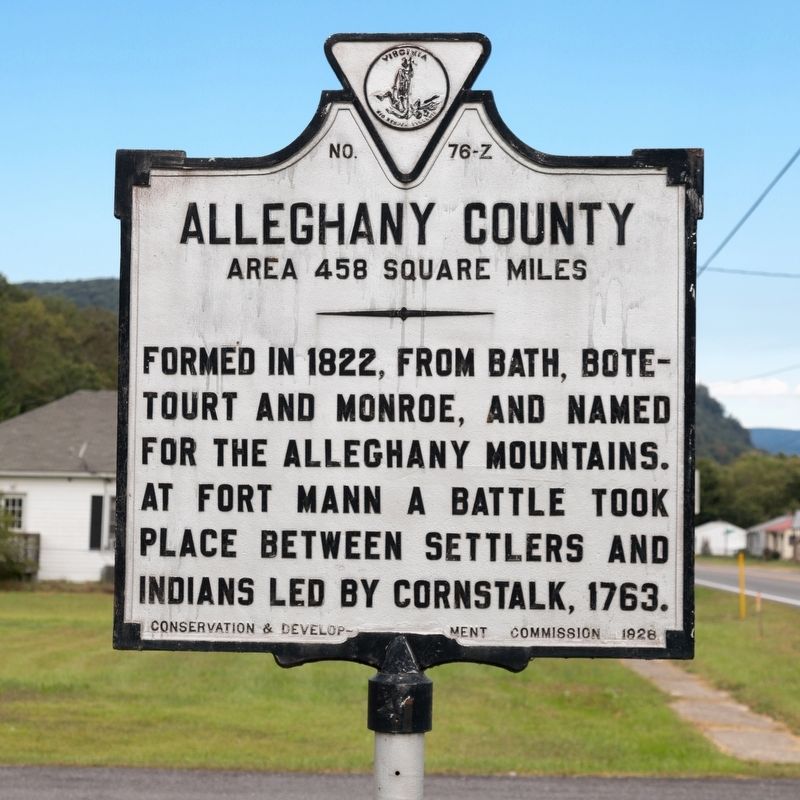 Alleghany County side of Marker image. Click for full size.
