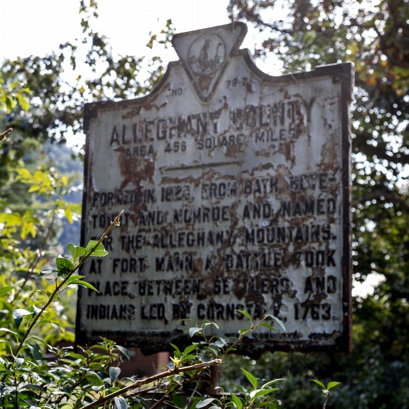 Alleghany County Side of Marker image. Click for full size.