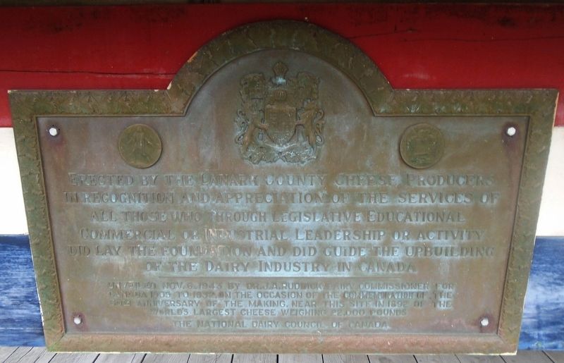 50th Anniversary of the World's Largest Cheese Marker. Click for full size. 50th Anniversary of the World's Largest Cheese Marker image. Click for full size.