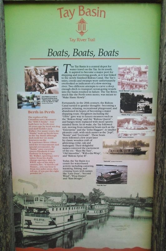 <i>Boats, Boats, Boats</i> Marker image. Click for full size.