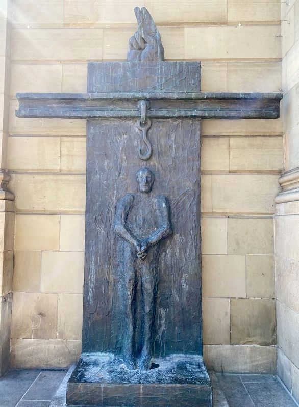 Dr. Eugen Bolz bronze relief memorial, by Alfred Hrdlicka. Click for full size. Dr. Eugen Bolz bronze relief memorial, by Alfred Hrdlicka image. Click for full size.