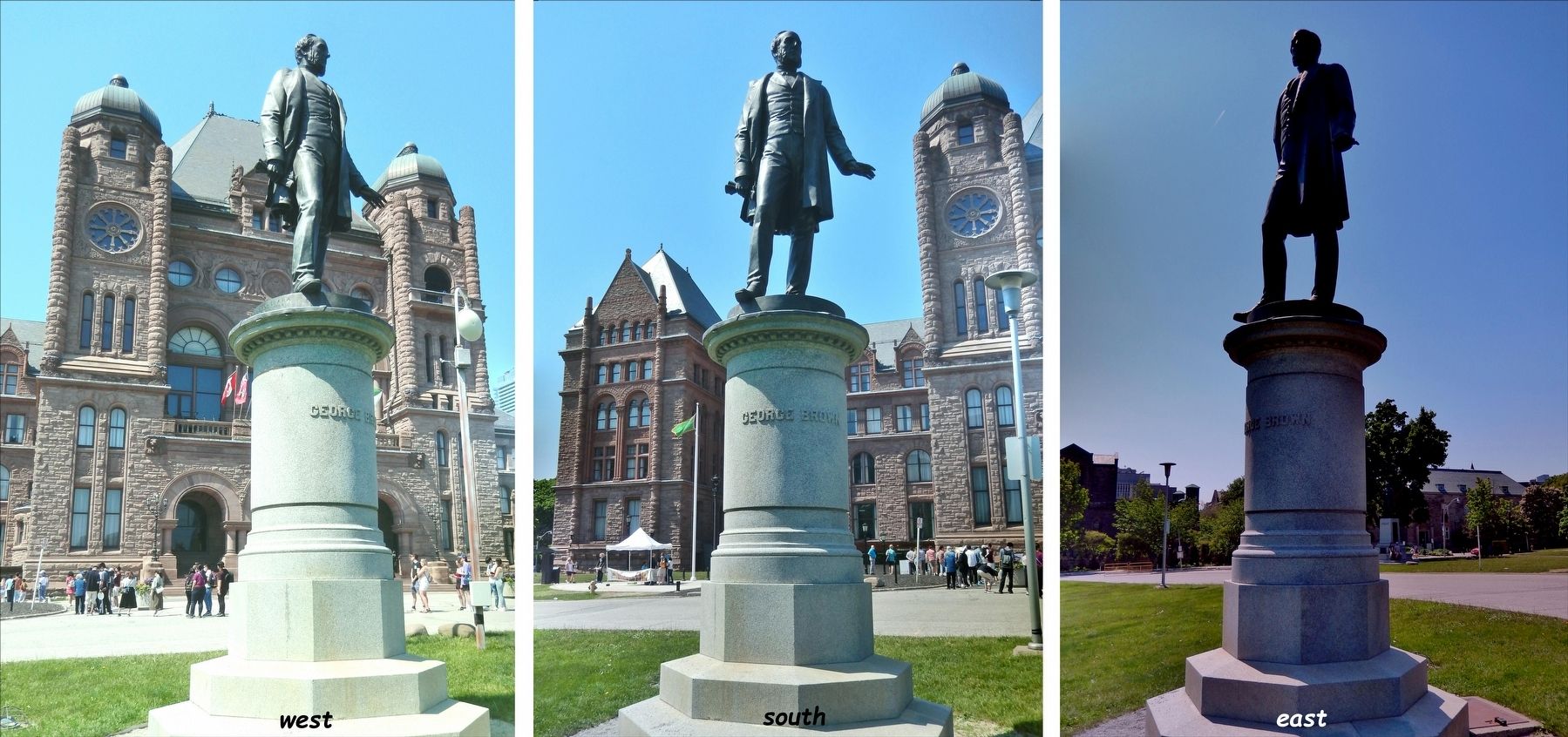 Hon. George Brown Monument image. Click for full size.