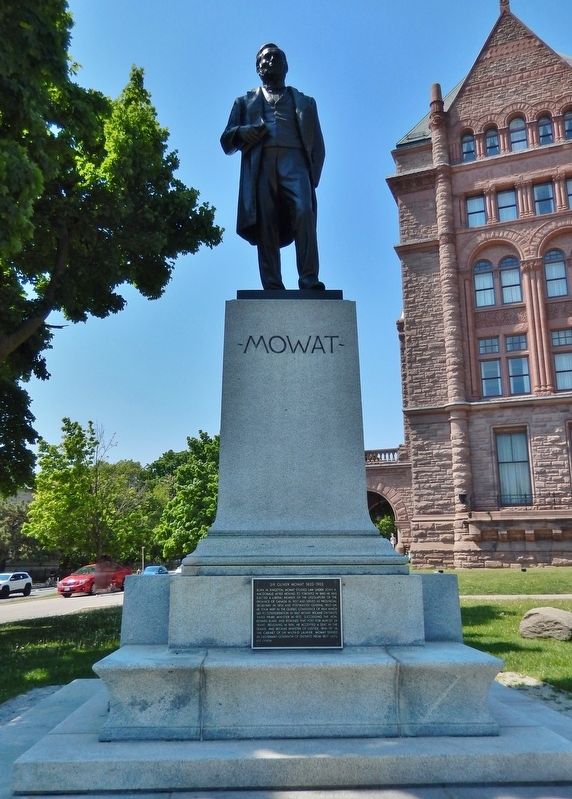 Sir Oliver Mowat Marker image. Click for full size.