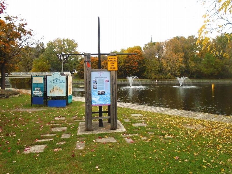 <i>Welcome to the Tay River Trail</i> Marker. Click for full size. <i>Welcome to the Tay River Trail</i> Marker image. Click for full size.