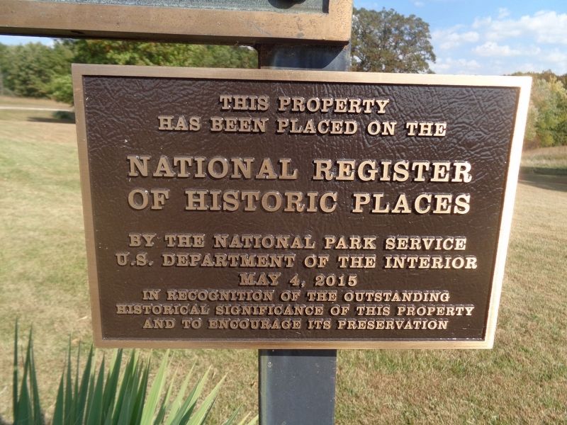 National Register of Historic Places (NRHP) plaque image. Click for full size.