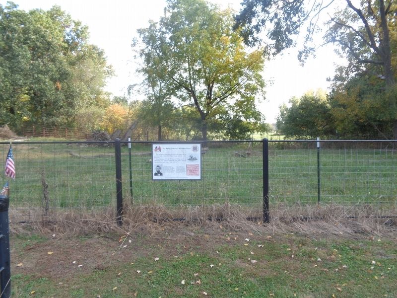The Battle of Moore's Mill Mass Grave Marker image. Click for full size.