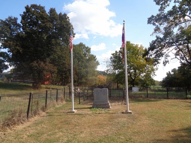 The Battle of Moore's Mill Mass Grave Marker image. Click for full size.