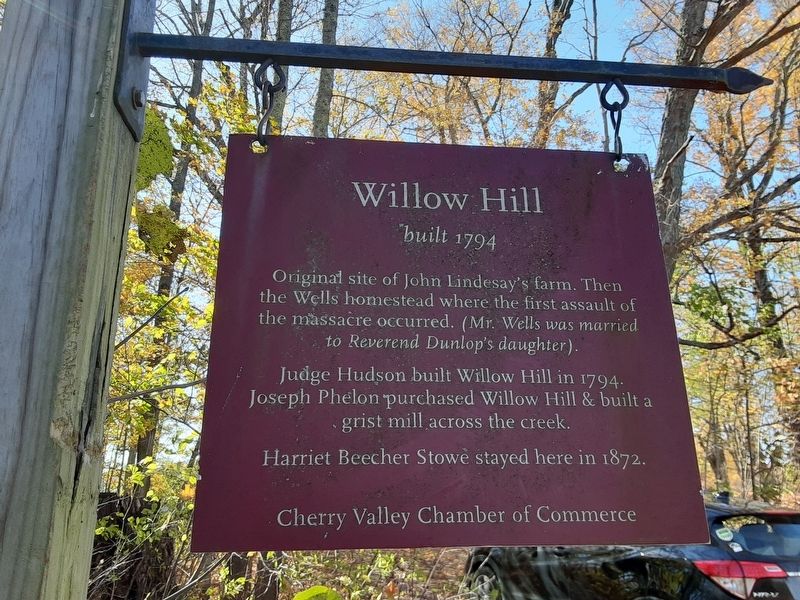 Willow Hill Marker image. Click for full size.