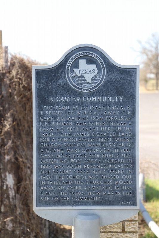 Kicaster Community Marker. Click for full size. Kicaster Community Marker image. Click for full size.