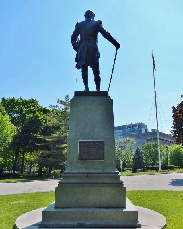 John Graves Simcoe Monument<br>(<i>north side</i>) image. Click for full size.