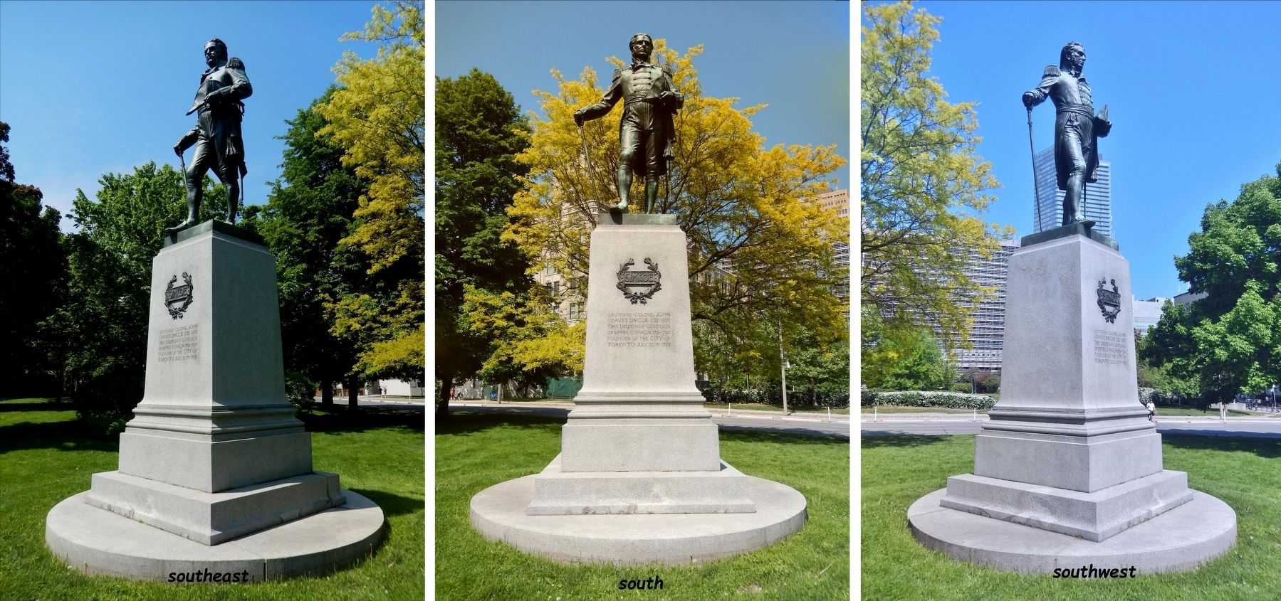 Lieutenant-General John Graves Simcoe Monument image. Click for full size.