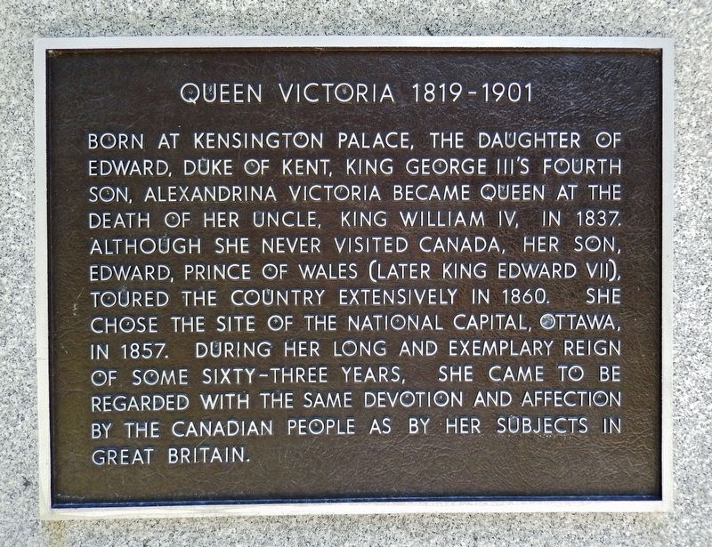 Queen Victoria Marker image. Click for full size.