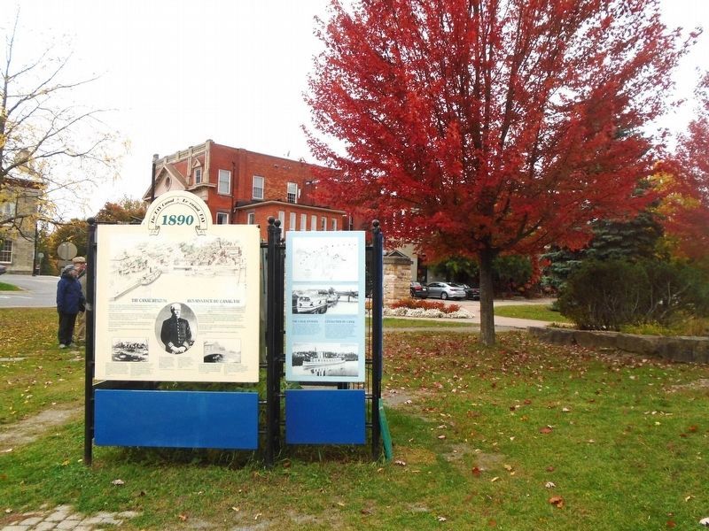 <i>Tay Canal Revival / Renaissance du canal Tay</i> Marker image. Click for full size.