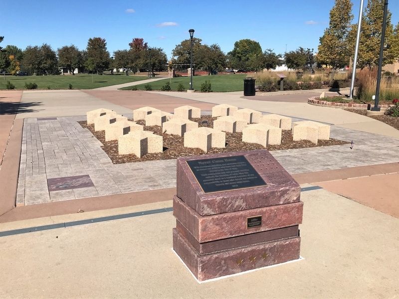 Never Came Home Marker & Missing Star Veterans Plaza image. Click for full size.