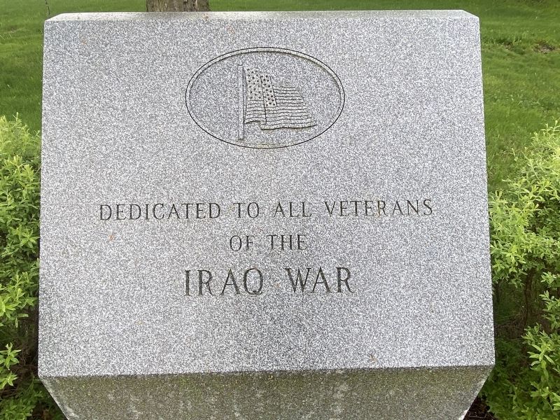 Dedicated to all Veterans of the Iraq War Marker image. Click for full size.