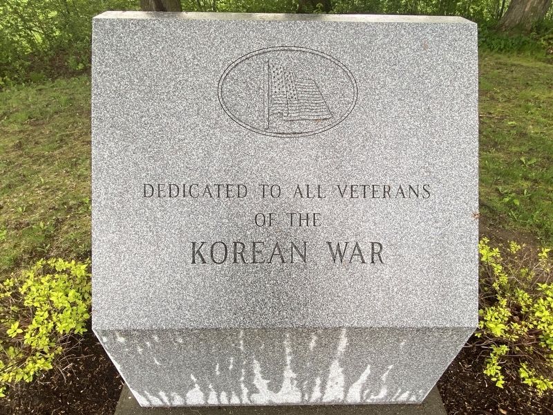 Dedicated to all Veterans of the Korean War Marker image. Click for full size.