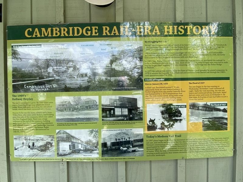 Cambridge Rail Era History I Marker image. Click for full size.