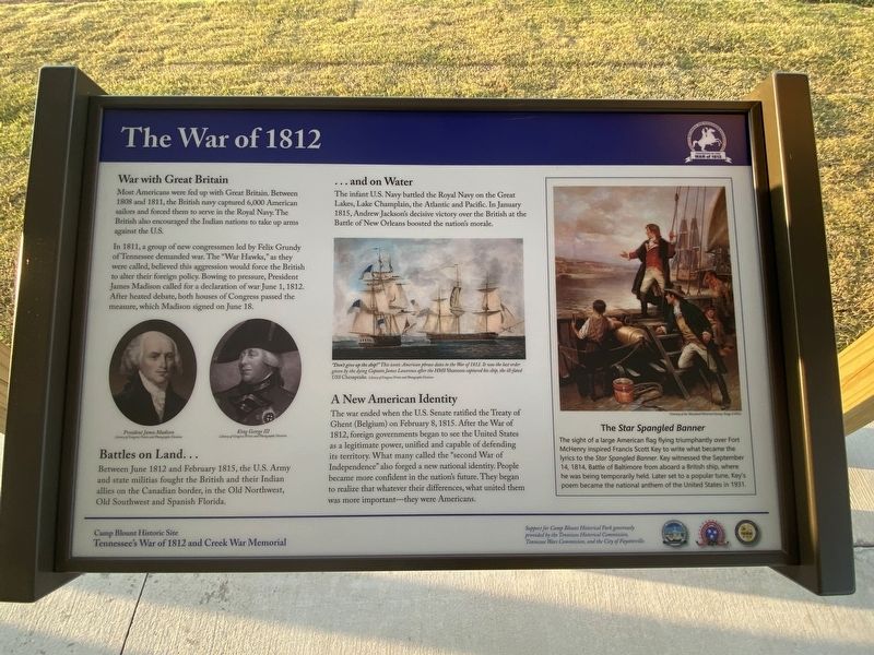 The War of 1812 Marker image. Click for full size.