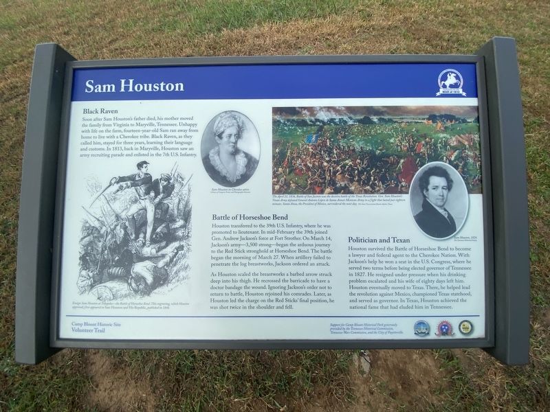 Sam Houston Marker image. Click for full size.