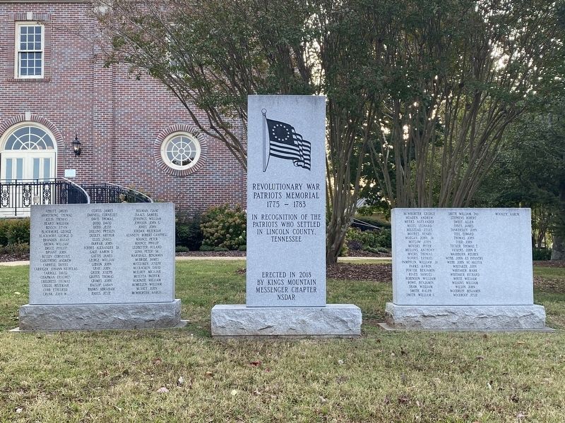 Revolutionary War Patriots Memorial image. Click for full size.