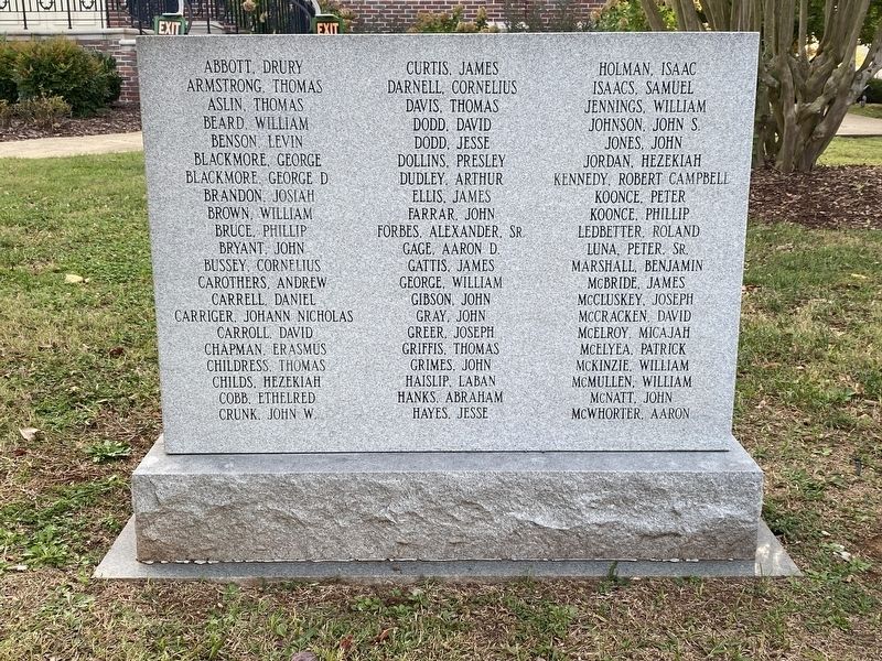 Revolutionary War Patriots Memorial image. Click for full size.