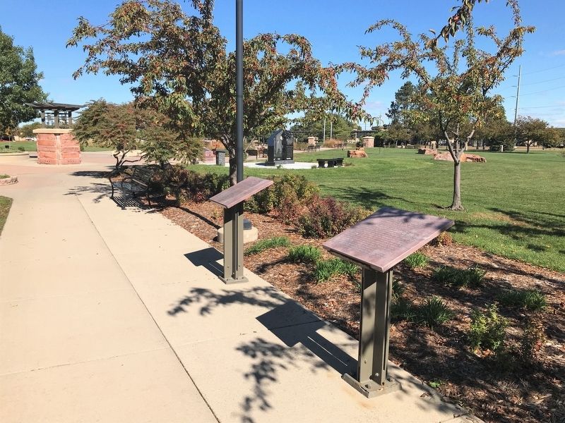 Willibald C. Bianchi Marker <i>(right)</i> image. Click for full size.