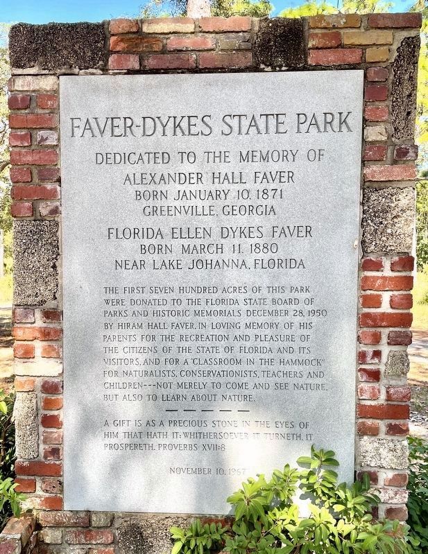 <center> Favor-Dykes State Park </center> image. Click for full size.