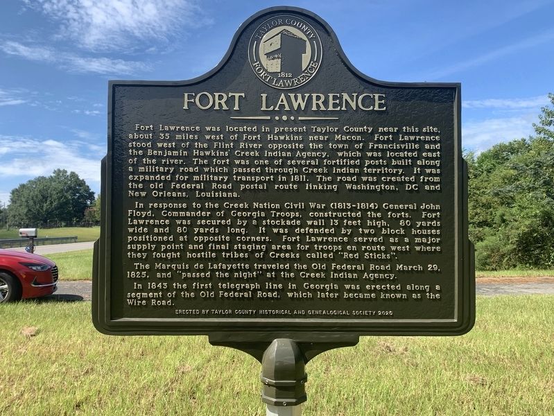 Fort Lawrence Marker image. Click for full size.