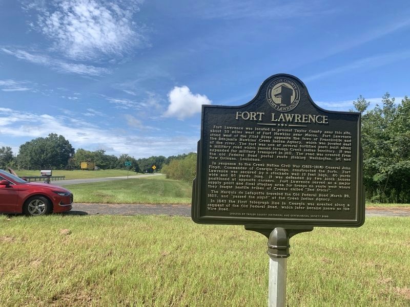 Fort Lawrence Marker image. Click for full size.