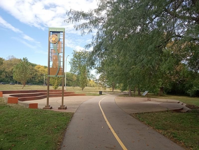 North Riverfront Park Marker image. Click for full size.