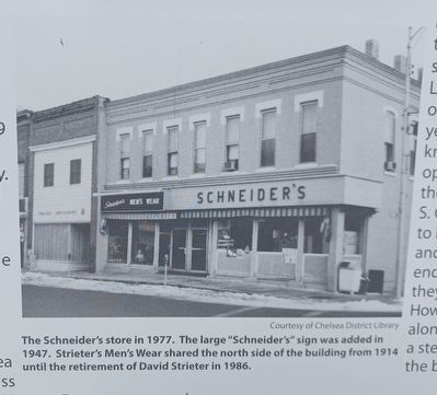 Chelsea's Corner Grocery Store Marker � middle image image. Click for full size.