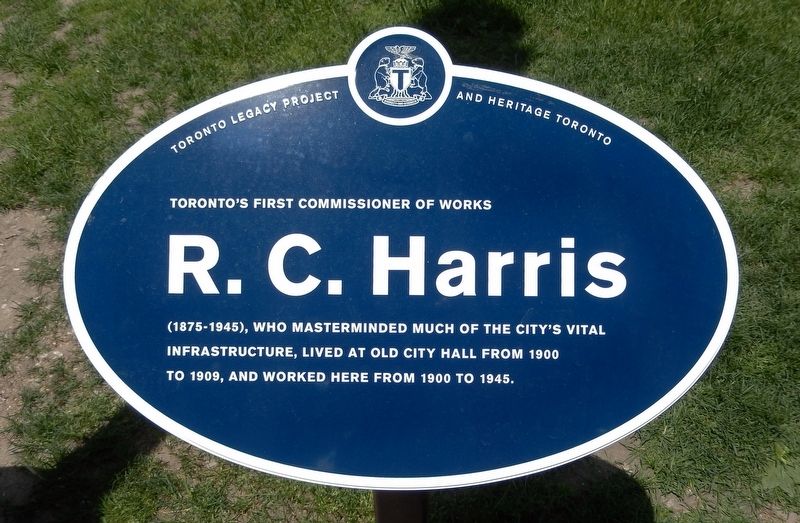 R. C. Harris Marker image. Click for full size.