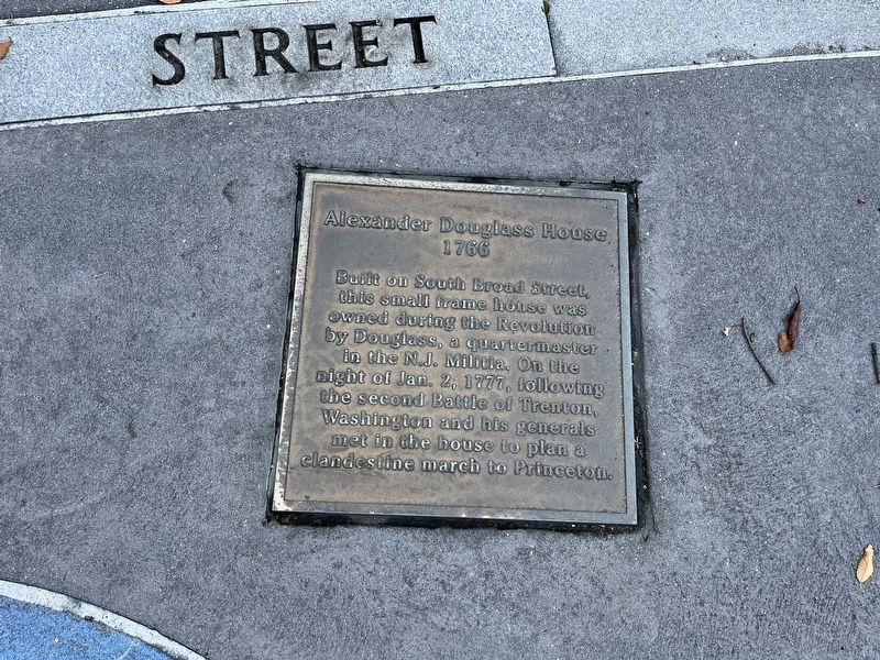 Alexander Douglass House Marker image. Click for full size.