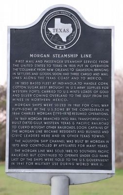 Morgan Steamship Line Marker image. Click for full size.