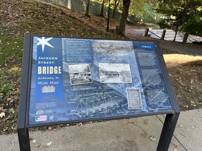 Jackson Street Bridge Marker image. Click for full size.