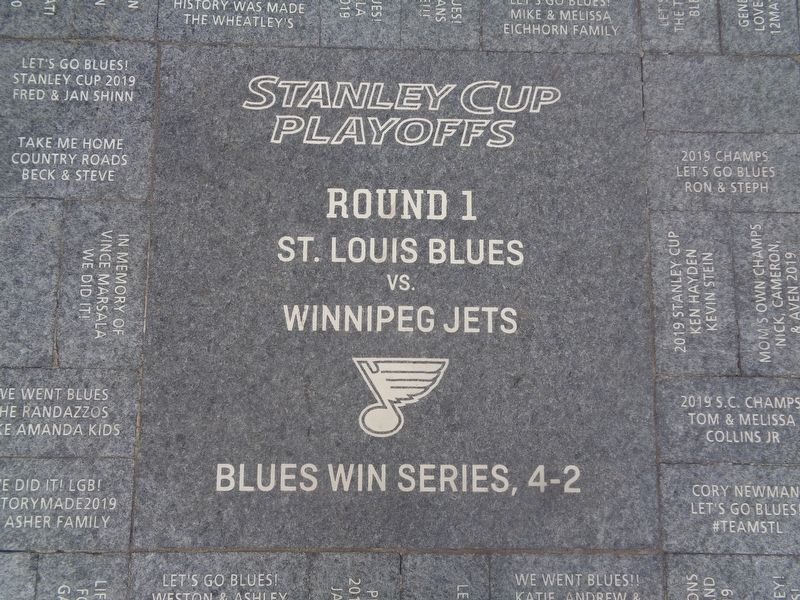 Stanley Cup Playoffs Round 1 Marker image. Click for full size.