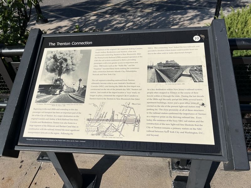 The Trenton Connection Marker image. Click for full size.
