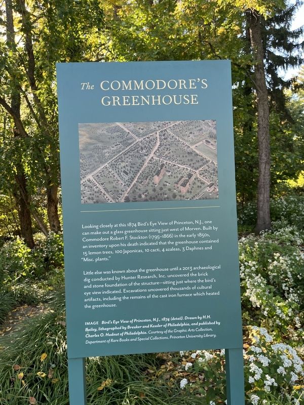 The Commodore's Greenhouse Marker image. Click for full size.