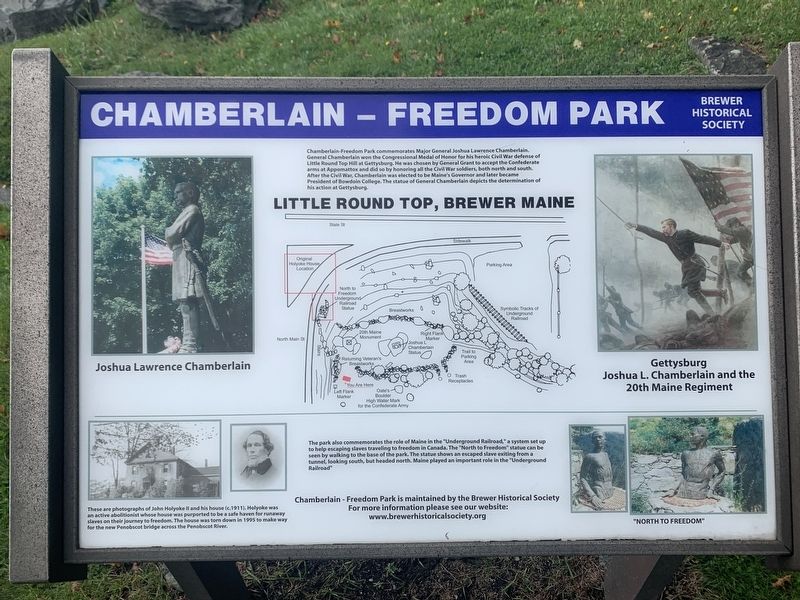 Chamberlain Freedom Park Marker image. Click for full size.