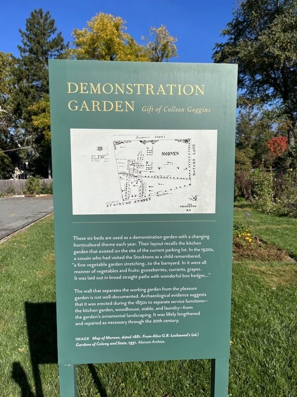 Demonstration Garden Marker image. Click for full size.