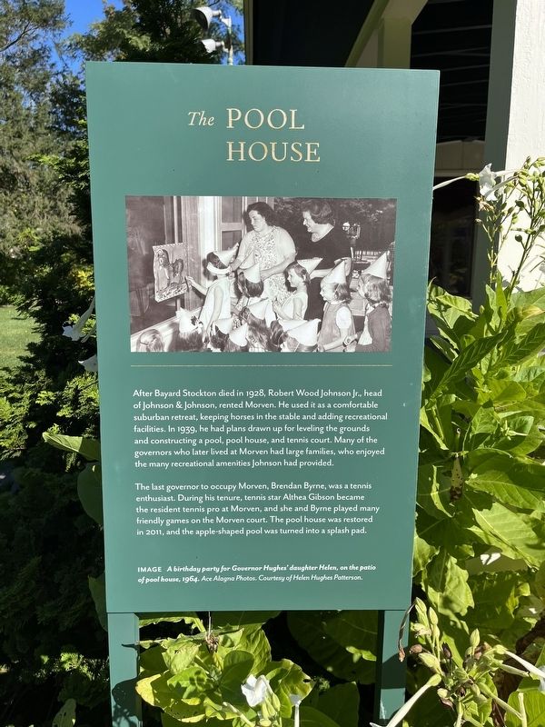 The Pool House Marker image. Click for full size.