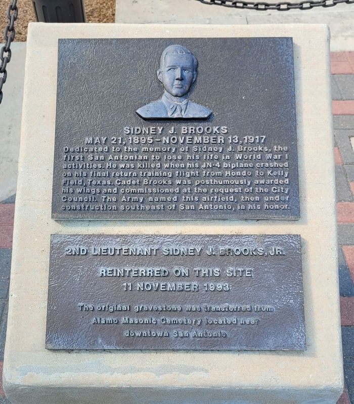 Sidney J. Brooks Marker image. Click for full size.