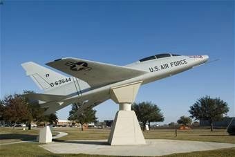The F-100F and Marker in older photo image. Click for full size.