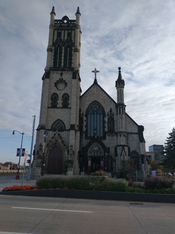St. John's Episcopal Church and Marker. Click for full size. St. John's Episcopal Church and Marker image. Click for full size.