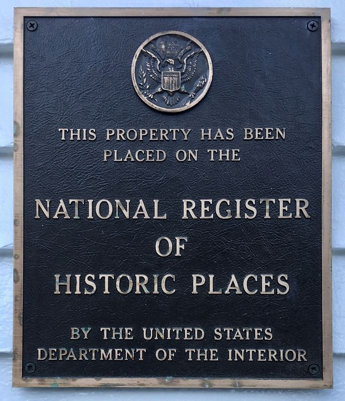 National Register of Historic Places. Click for full size. National Register of Historic Places image. Click for full size.